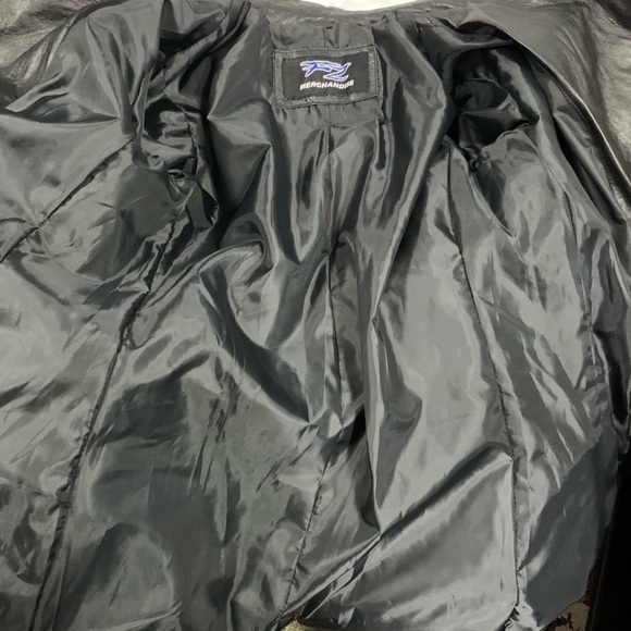 FZ Merchandise Double Breasted Belted Moto Leather Coat Size XS - Picture 10 of 13